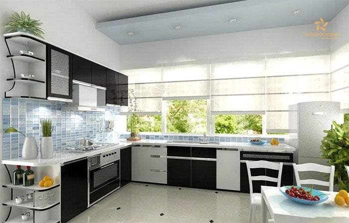 hướng bếp được xác định theo hướng lưng của người nấu bếp